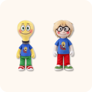 Facty And Lightbulb Plush 2PCS